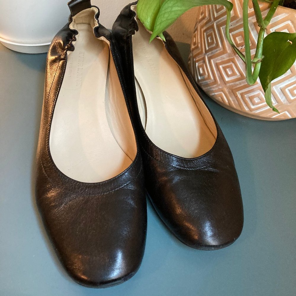 Everlane The Italian Leather Day Heel Size 9 block heels Comfortable